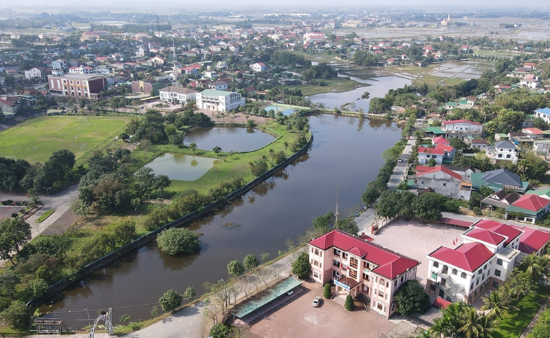 Cải thiện hạ tầng đô thị ở huyện Thạch Hà, Hà Tĩnh.