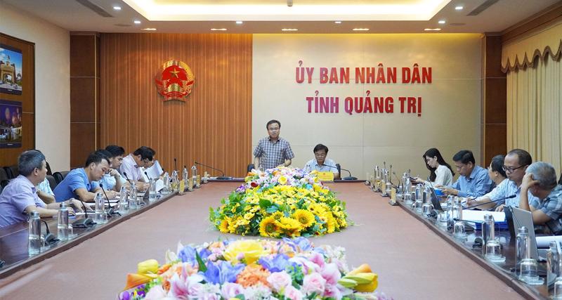 Lãnh đạo tỉnh Quảng Trị họp để giải quyết các khó khăn, vướng mắc tại dự án trên