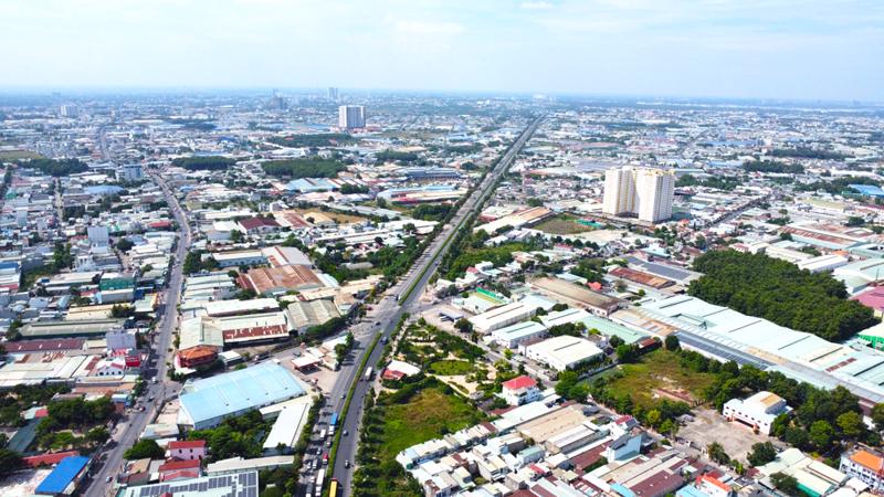 Đô thị Thuận An và Dĩ An, tỉnh Bình Dương.