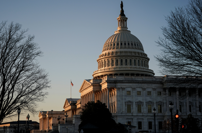 Toà nhà Quốc hội Mỹ ở Capitol Hill - Ảnh: Reuters.