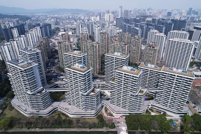 Các chung cư tại Nam Kinh, tỉnh Giang Tô, miền Đông Trung Quốc - Ảnh: Getty Images