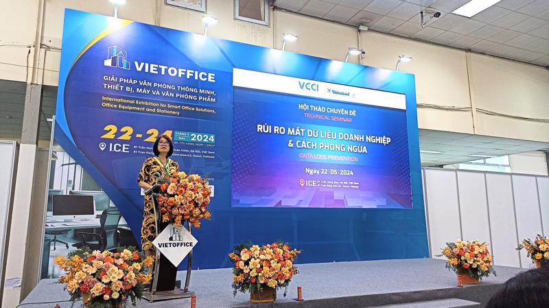 Bà Nguyễn Thị Hạnh, Phó Giám đốc Trung tâm Hỗ trợ Doanh nghiệp nhỏ và vừa