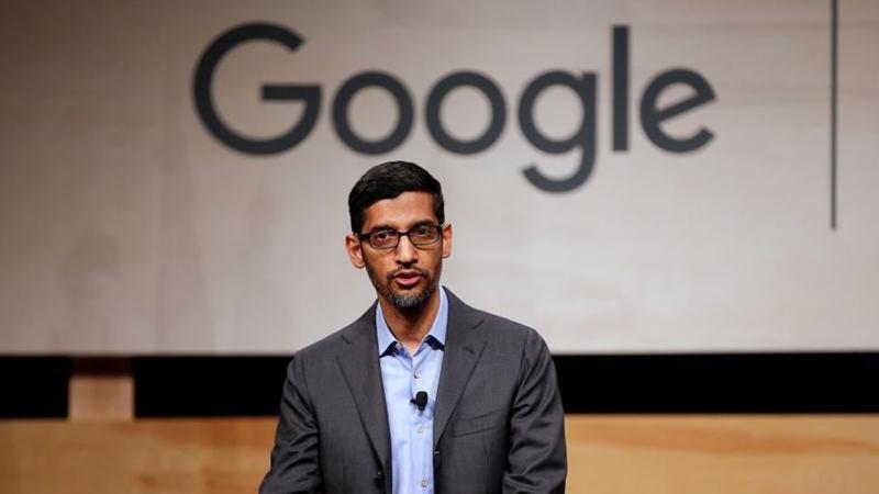 Giám đốc điều hành Alphabet Sundar Pichai trong hội nghị các nhà phát triển Google I/O ở Mountain View, California