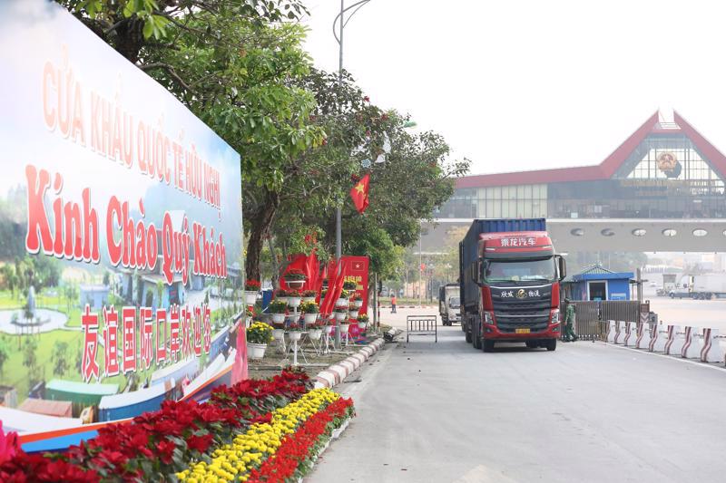 Vietnam's Huu Nghi International Border Gate in Lang Son province.