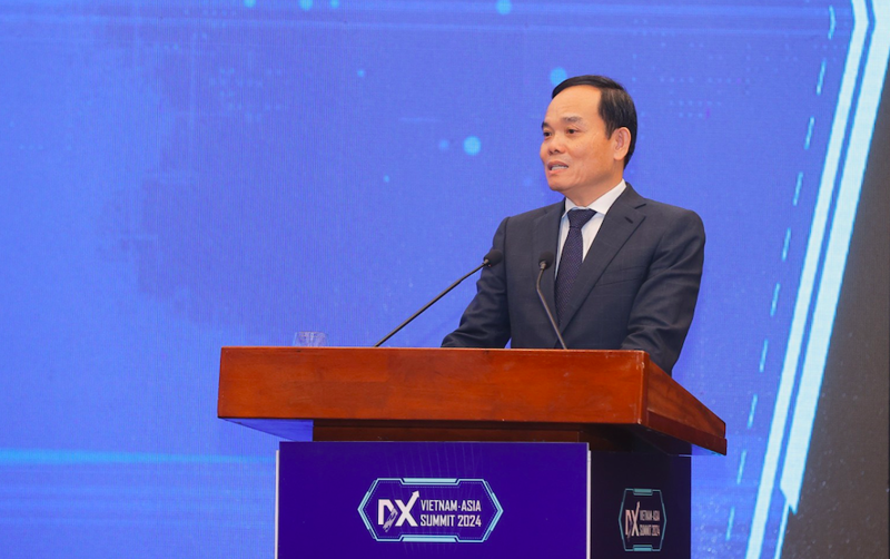 Phó Thủ tướng Trần Lưu Quang phát biểu chỉ đạo tại Vietnam - Asia DX Summit 2024.