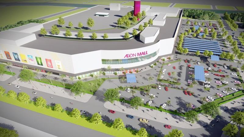 Phối cảnh Dự án Trung tâm thương mại Aeon Mall Huế