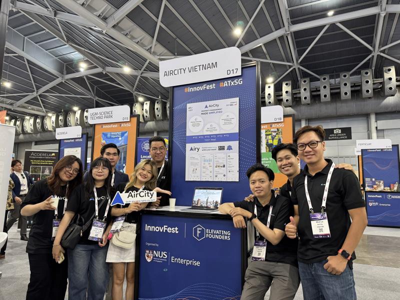 Startup AirCity là một trong 3 startup Việt Nam tham gia InnovFest x Asia 2024 