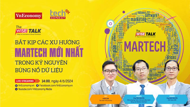 The WISE Talk số 12 với chủ đề “Bắt kịp các xu hướng Martech mới nhất trong kỷ nguyên bùng nổ dữ liệu”