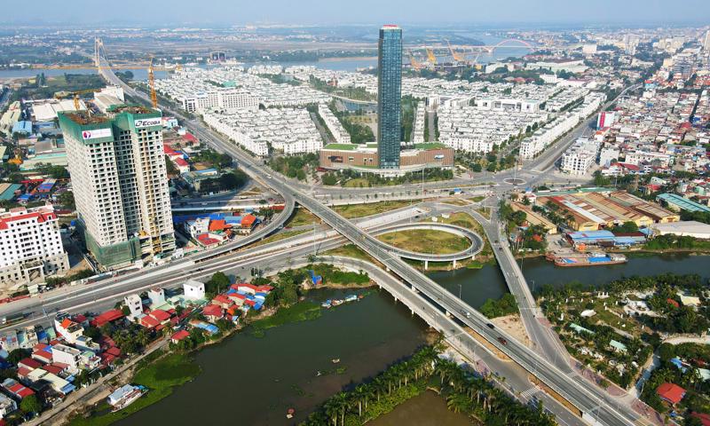 Hai Phong port city.
