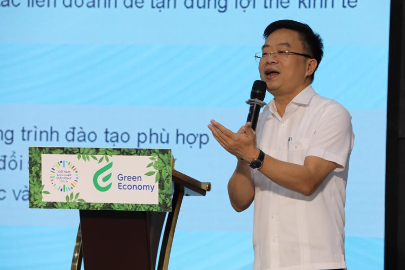 Ông Lê Tiến Trường, Chủ tịch Tập đoàn dệt may Việt Nam: "Thách thức thực hành ESG, kinh tế tuần hoàn hiện rất lớn".