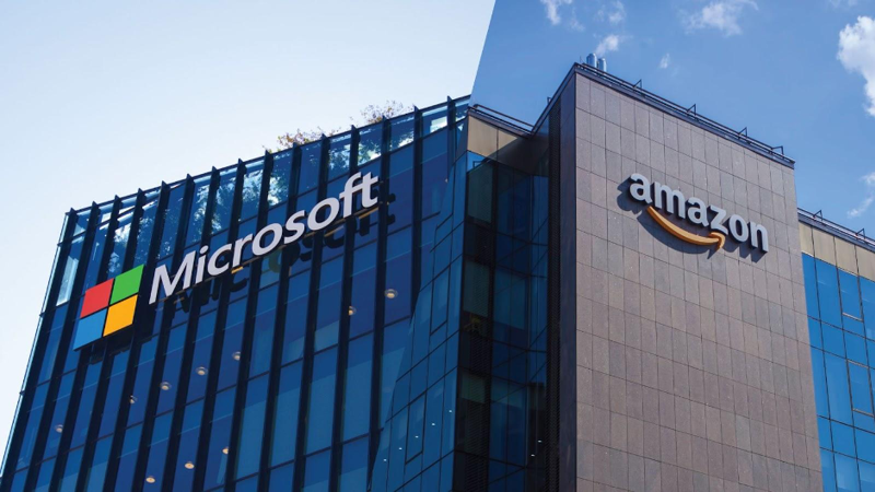  Amazon hiện vẫn chiếm thị phần lớn nhất ở thị trường điện toán đám mây với 31%; Microsoft bám sát theo sau với 25%.