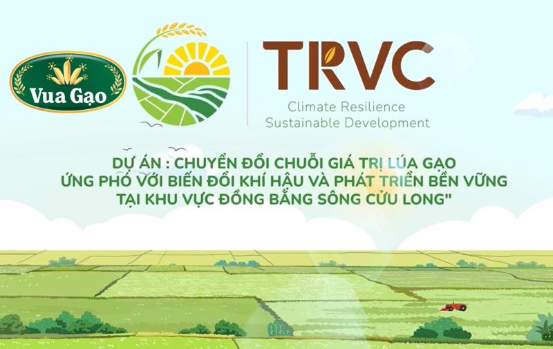 Vua Gạo tham gia dự án được triển khai bởi Tổ chức Phát triển Hà Lan Việt Nam.