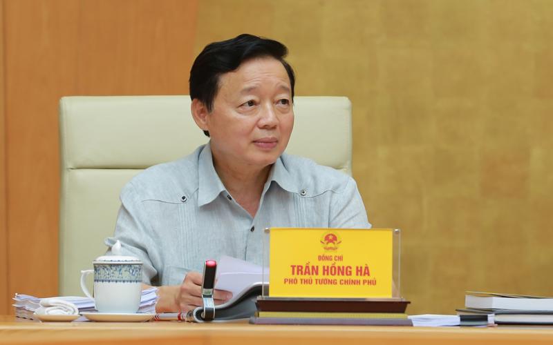 Phó Thủ tướng Trần Hồng Hà chủ trì cuộc họp - Ảnh: VGP