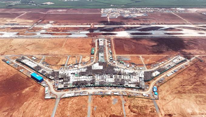 Construction of Long Thanh airport. Photo: Phuoc Tuan