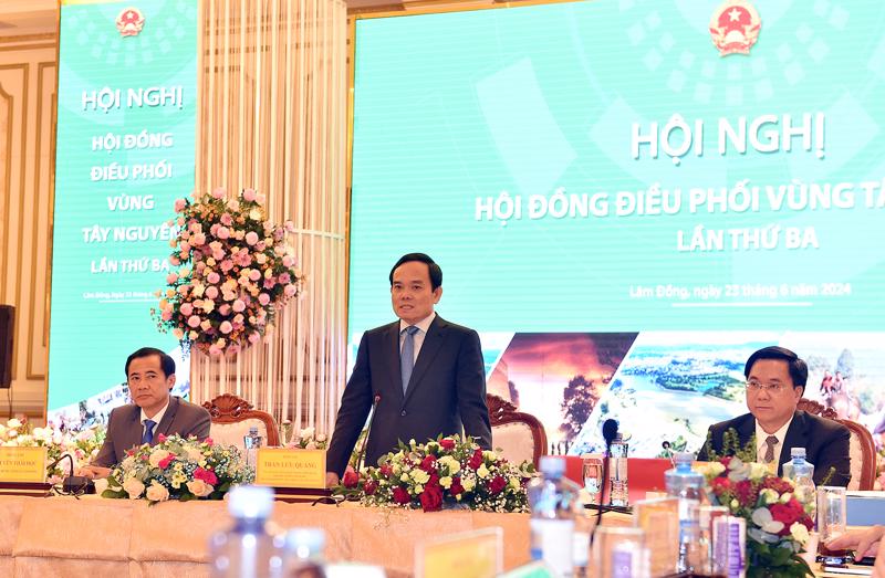 Phó Thủ tướng Trần Lưu Quang tại hội nghị - Ảnh: VGP