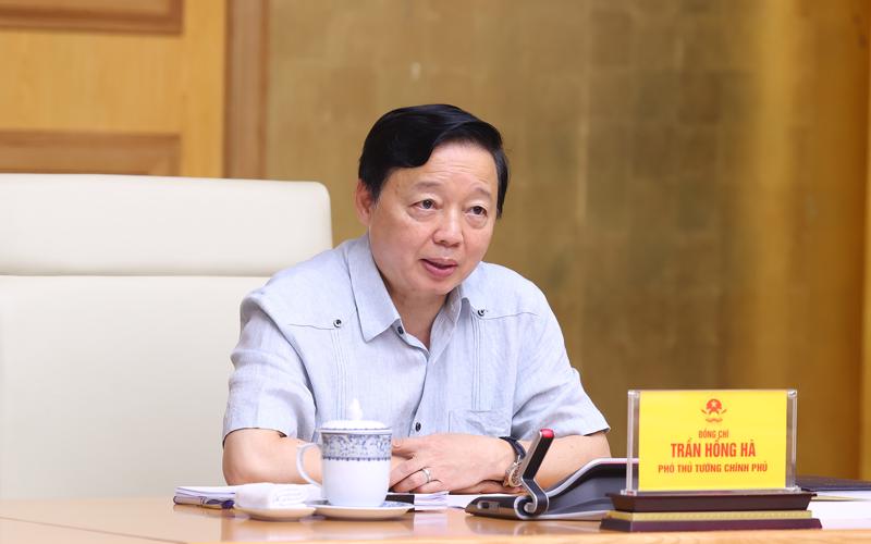 Phó Thủ tướng Trần Hồng Hà chủ trì cuộc họp - Ảnh: VGP