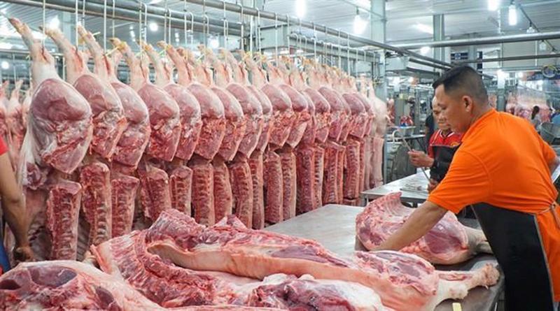 Giá thịt lợn tăng cao trong tháng 6/2024 đã đẩy CPI tăng  cao.