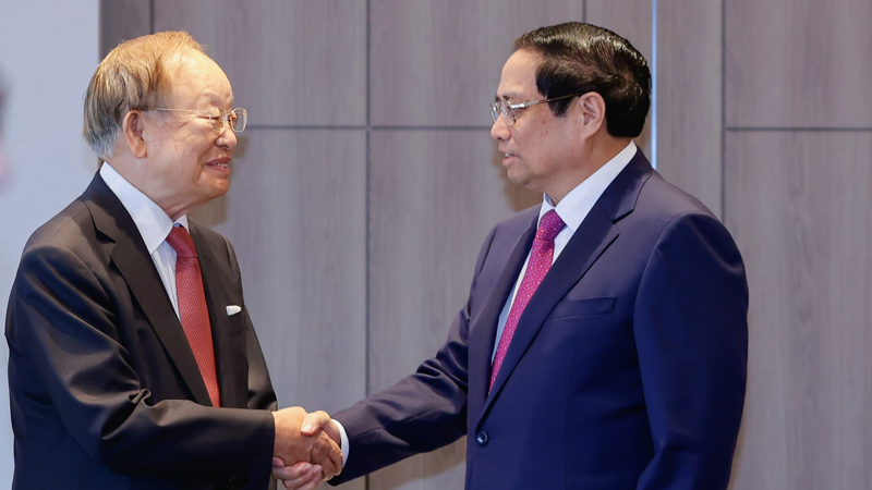 Thủ tướng tiếp ông Sohn Kyung Sik, Chủ tịch Tập đoàn CJ - Ảnh: VGP