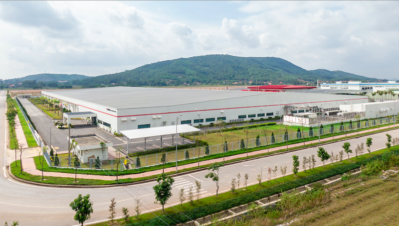 Foxconn đầu tư nửa tỷ USD vào hai dự án tại Quảng Ninh (trong ảnh là Khu công nghiệp Sông Khoai (Amata).