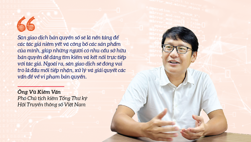 Ông Vũ Kiêm Văn, Phó Chủ tịch kiêm Tổng Thư ký Hội Truyền thông số Việt Nam