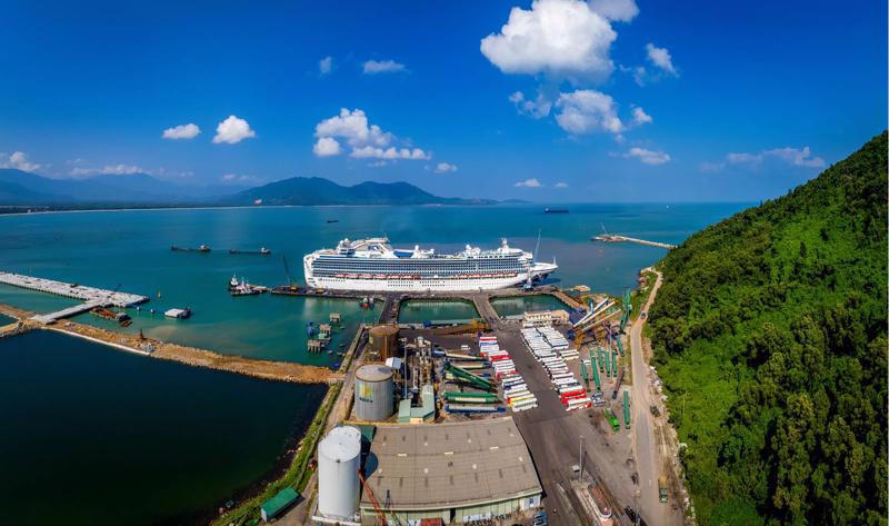 Chan May port in Thua Thien - Hue province. 