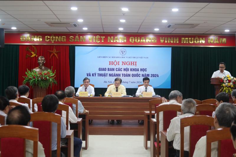 Hội nghị giao ban các Hội Khoa học và Kỹ thuật ngành toàn quốc năm 2024.