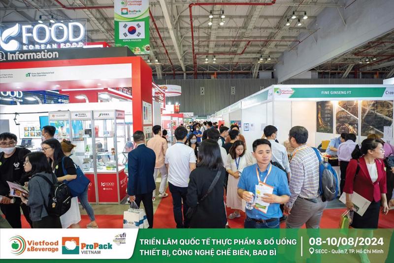 The expo to display a wide range of products, including food, beverages, nutritional supplements, medicinal food, seafood, as well as machinery and equipment for food production, packaging, and preservation. Photo: bnews.vn