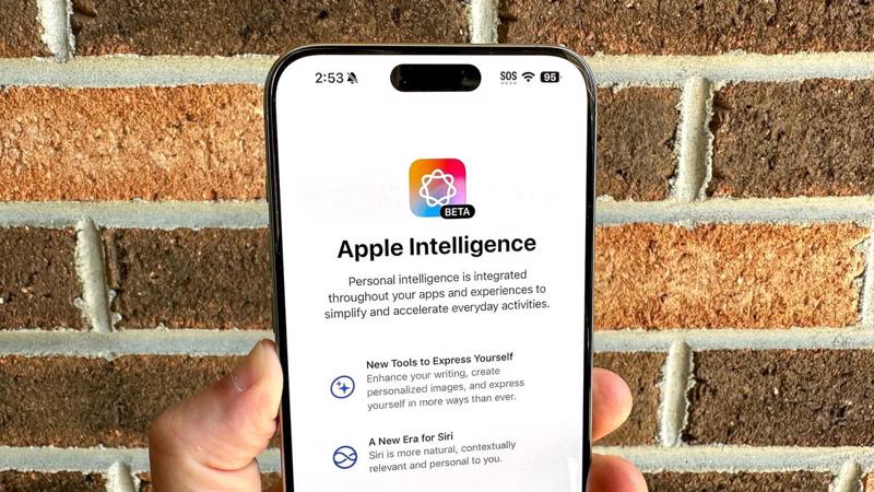 Apple Intelligence đã xuất hiện trong phiên bản thử nghiệm của iOS 18. 