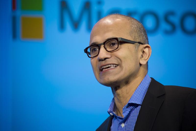 Ông Satya Nadella tiếp quản vị trí Giám đốc Điều hành Microsoft vào năm 2014.