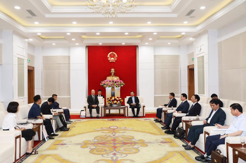 People’s Committee of Quang Ninh province works with the Japan Association for the Restoration and Development of the National Economy (TNG). Source: Quang Ninh New Portal