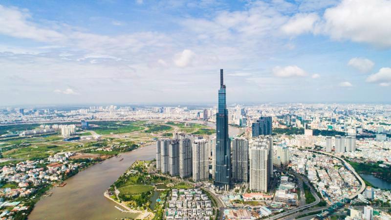 A view of Ho Chi Minh City.                                                                                                       