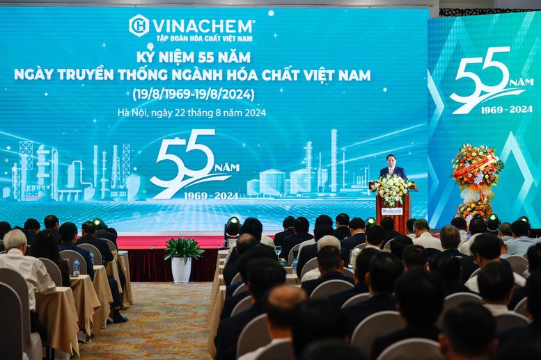 Prime Minister Pham Minh Chinh addressing the ceremony. (Photo: VGP)