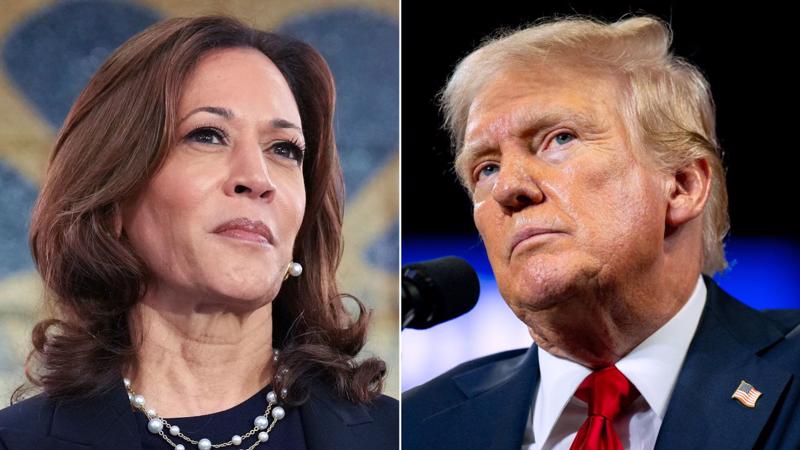 Bà Kamala Harris và ông Donald Trump - Ảnh: Getty Images