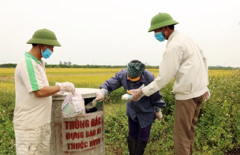 Thu gom, xử lý bao gói thuốc bảo vệ thực vật là một mắt xích quan trọng trong toàn bộ hoạt động quản lý sản phẩm theo vòng đời của ngành nông nghiệp.