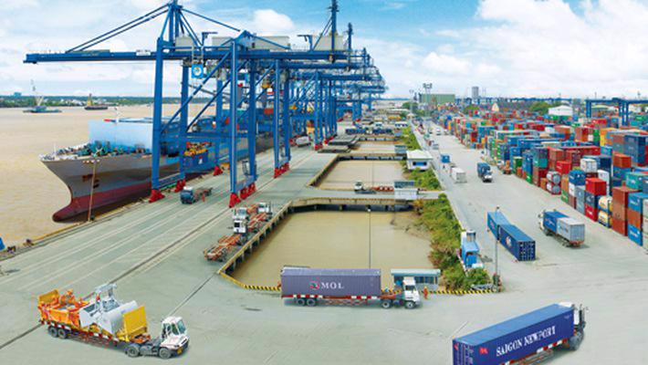 Tan Cang - Long Binh inland container depot in Dong Nai province. 