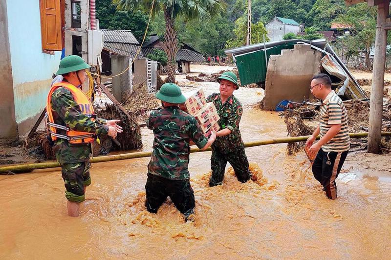 Bão số 3 và hoàn lưu sau bão đã gây mưa lớn trên diện rộng ở Bắc Bộ, đặc biệt tại các tỉnh miền núi và trung du Bắc Bộ - Ảnh: VGP