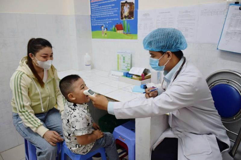 Trẻ em TP. HCM được tiêm vaccine sởi. Ảnh: Sở Y tế TP. HCM.