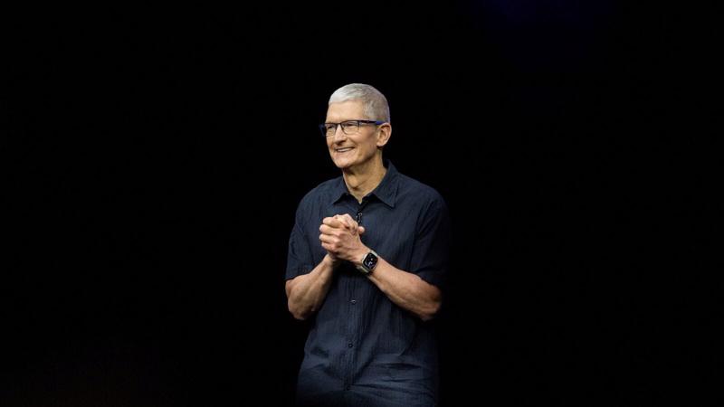 CEO Tim Cook trong sự kiện ra mắt iPhone 16. 