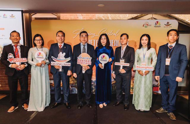 Representatives of Quang Nam, Da Nang, and Thua Thien Hue promote the local tourism in Australia