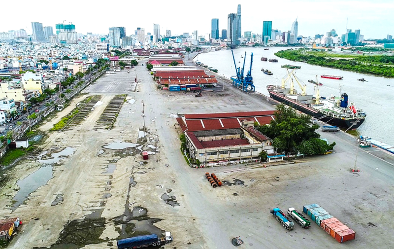 Khanh Hoi Port in Ho Chi Minh City.