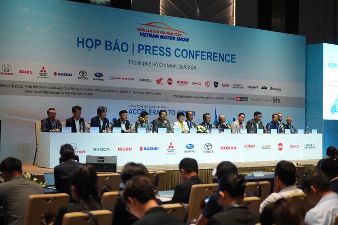 A press conference was held on September 26 to introduce the Vietnam Motor Show 2024. Photo: tapchidoanhnghiep.net.vn