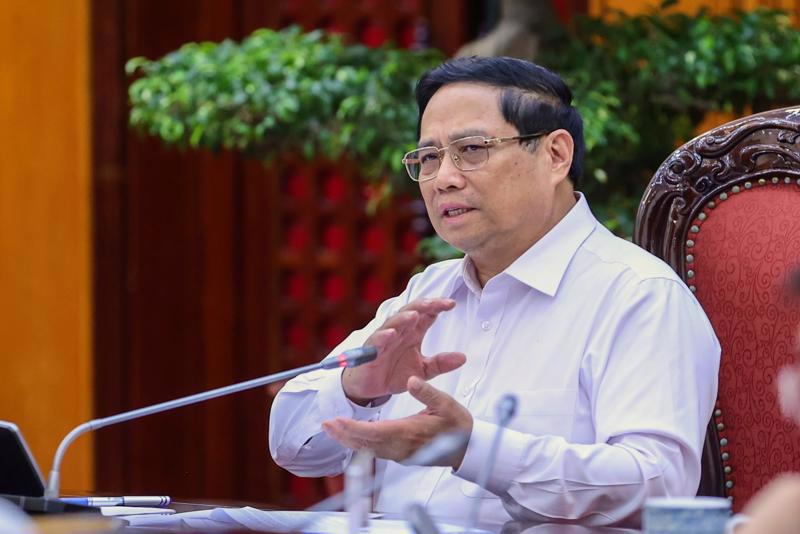 Prime Minister Pham Minh Chinh is chairing the meeting on October 1 (Photo: VGP)