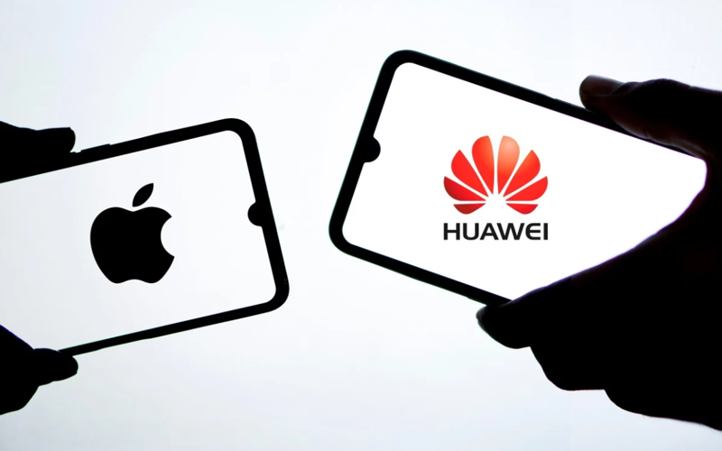 Apple đang gặp khó khăn khi phát triển tại thị trường tỷ dân trong khi Huawei chiếm đến 17,5% thị phần trong nửa đầu năm 2024 - Ảnh minh họa