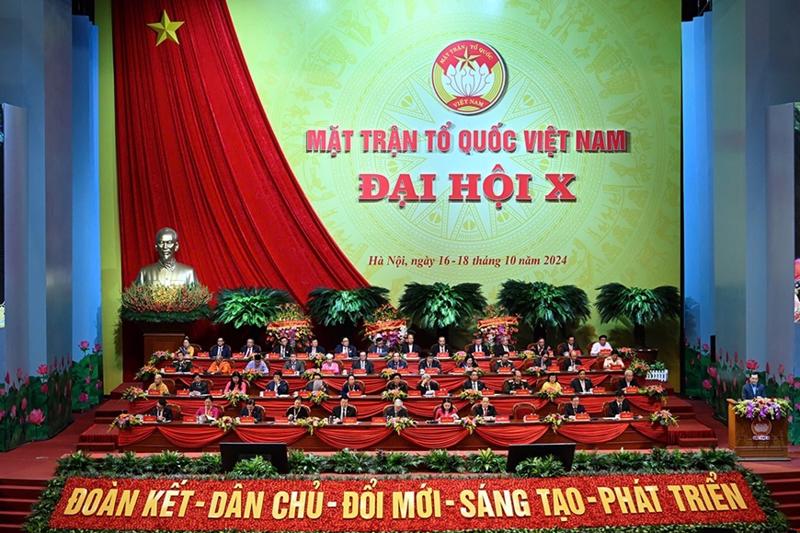 Quang cảnh phiên bế mạc đại hội. Ảnh: MTTQVN