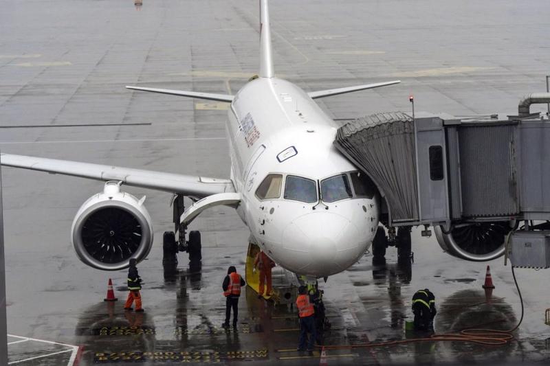 Một máy bay C919 của COMAC (Commercial Aircraft Corporation of China - Ảnh: Bloomberg.