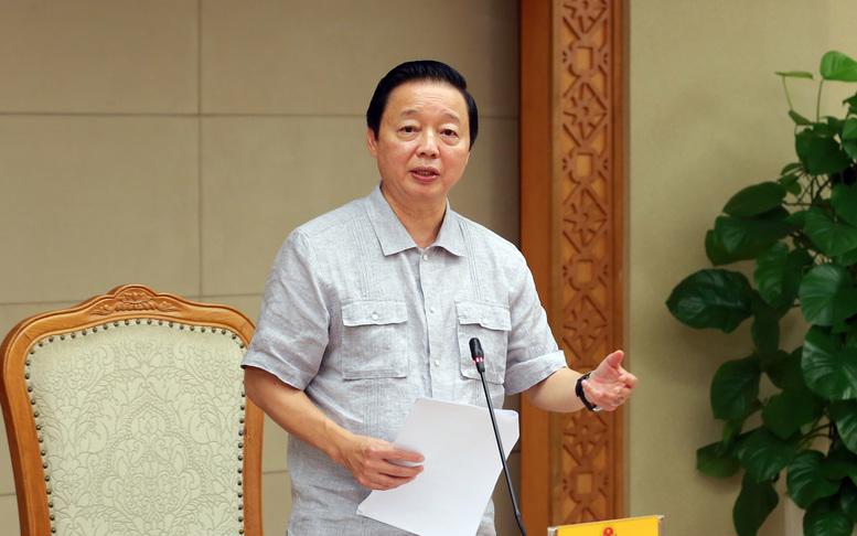 Deputy Prime Minister Tran Hong Ha is addressing a meeting of the National Civil Aviation Security Committee on October 22 (Photo: VGP)