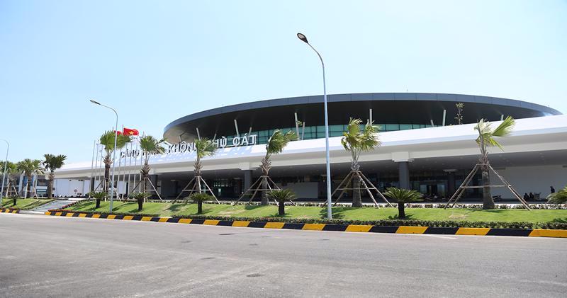 A view of Phu Cat Airport in Binh Dinh province.