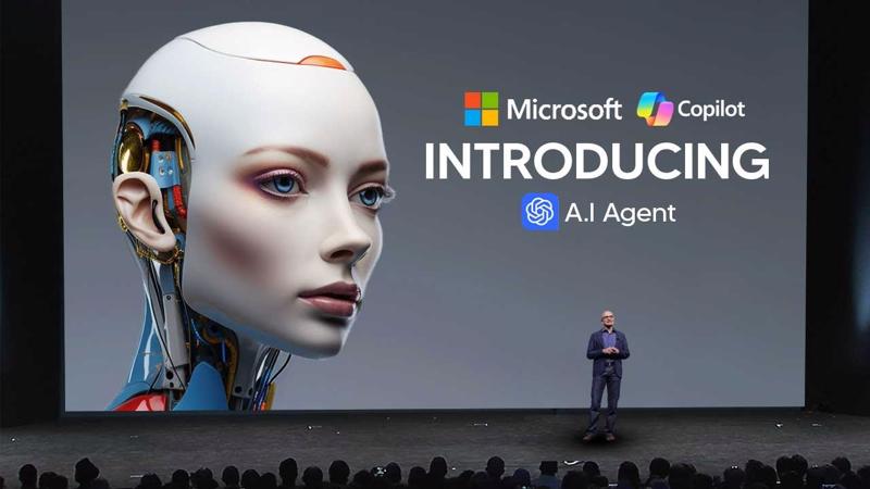 Microsoft ra mắt AI Agent trong khuôn khổ AI Tour. 