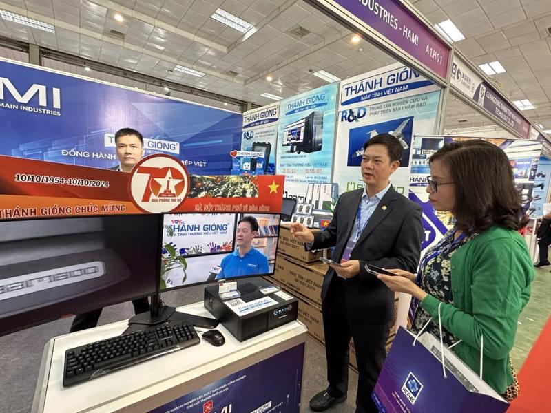 A display booth at the IEAE 2024. (Photo: VNA)