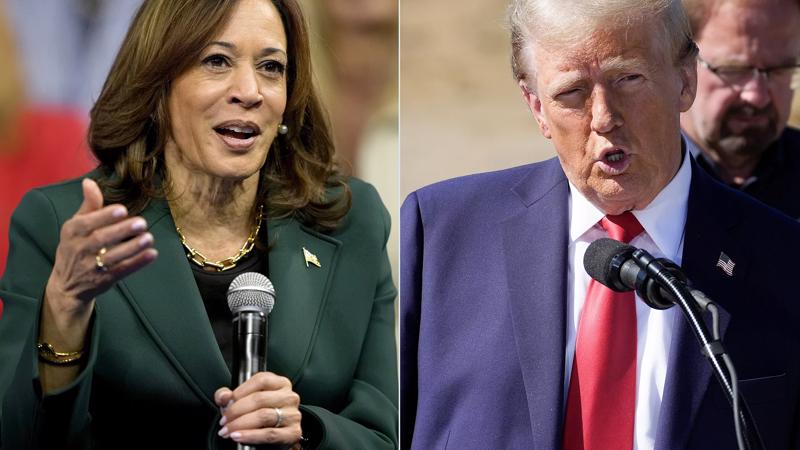 Hai ứng cử viên Tổng thống bà Kamala Harris và ông Donald Trump.